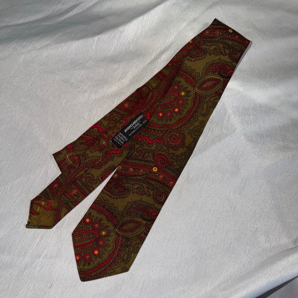 Vintage Brooks Brothers 346 Wool Tie
